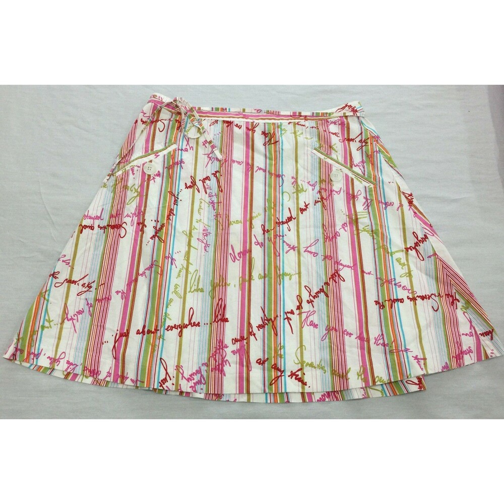 SUZETTE WOMENS WRAP SKIRT SIZE 10